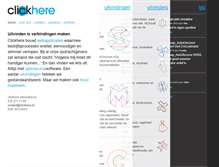 Tablet Screenshot of clickhere.nl